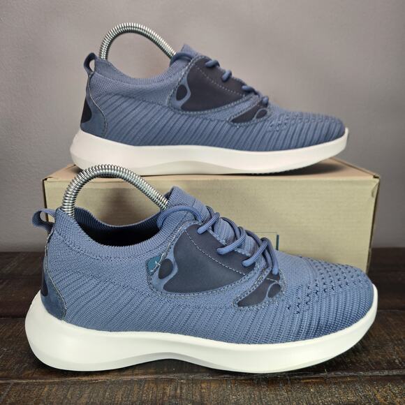Vessi Everyday Move Sneaker Mens Size 7 Waterproof Shoes Tide Blue White